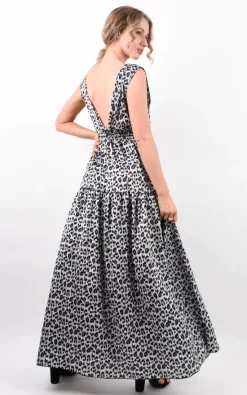 Buy ❤️ Boutique Store Satin Leopard Print Belted Maxi 👗 Dress 👍 -Alie Street Shop unnamed file 1382