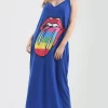 Best deal 🧨 Oops Fashion Blue Strappy Maxi 👗 Dress With Rainbow Lips ✨ -Alie Street Shop unnamed file 1416