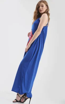 Best deal 🧨 Oops Fashion Blue Strappy Maxi 👗 Dress With Rainbow Lips ✨ -Alie Street Shop unnamed file 1418