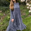 Cheap ✨ Mychicwardrobe Lula Smock 👗 Dress In Navy Floral 🥰 -Alie Street Shop unnamed file 1442