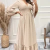 Discount π IKRUSH Ava Tiered Sleeve Maxi π Dress In Beige π 1 Discount π IKRUSH Ava Tiered Sleeve Maxi π Dress In Beige π -Alie Street Shop unnamed file 1450