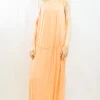 Hot Sale 🔥 CY Boutique Sleeveless Pleated Full Length Maxi 👗 Dress In Orange 🤩 -Alie Street Shop unnamed file 1462