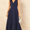Best Sale 🤩 Skirt And Stiletto Navy Chiffon Bridesmaid Maxi 👗 Dress 💯 -Alie Street Shop unnamed file 1483