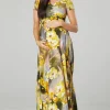 Coupon 🌟 Happy Mama Nursing & Maternity Wrap Maxi 👗 Dress In Yellow Flowers 🎉 -Alie Street Shop unnamed file 1505