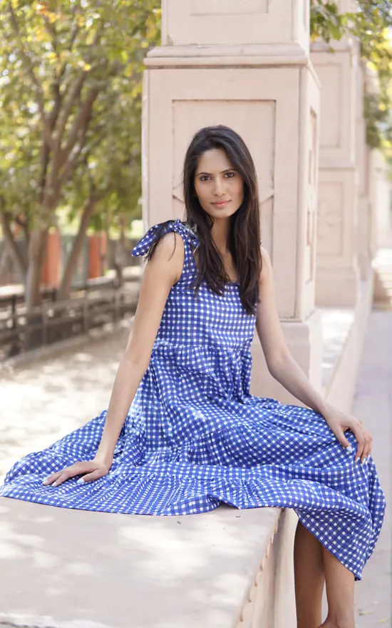 Best reviews of β€οΈ La Mandarine Beachwear Gingham Tiered Maxi π Dress Laura β 6 Best reviews of β€οΈ La Mandarine Beachwear Gingham Tiered Maxi π Dress Laura β - Image 4