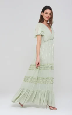 Best deal 😀 Frock & Frill Nolana Maxi 👗 Dress With Ruffled 👗 Skirt 🧨 -Alie Street Shop unnamed file 1542