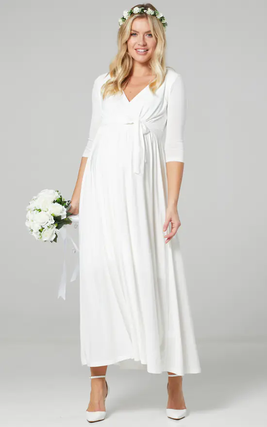 Promo π Happy Mama Maternity Nursing Wedding Maxi White π Dress π 4 Promo π Happy Mama Maternity Nursing Wedding Maxi White π Dress π - Image 2