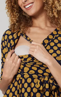 New β Happy Mama Maternity & Nursing Maxi In Navy With Mustard Dots π€© 8 New β Happy Mama Maternity & Nursing Maxi In Navy With Mustard Dots π€© -Alie Street Shop unnamed file 1638