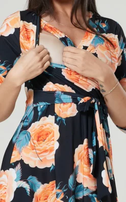 Best Pirce π Happy Mama Maternity & Nursing Maxi In Dark Blue With Large Orange Roses π 8 Best Pirce π Happy Mama Maternity & Nursing Maxi In Dark Blue With Large Orange Roses π -Alie Street Shop unnamed file 1654