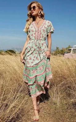 Best deal ✨ Libby Loves Meadow 👗 Dress In Peppermint 🛒