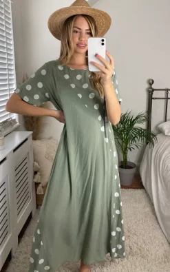 Deals βοΈ Bella And Blue Maxi Oversized T π Shirt π Dress In Khaki Polka Dot π 9 Deals βοΈ Bella And Blue Maxi Oversized T π Shirt π Dress In Khaki Polka Dot π -Alie Street Shop unnamed file 1717