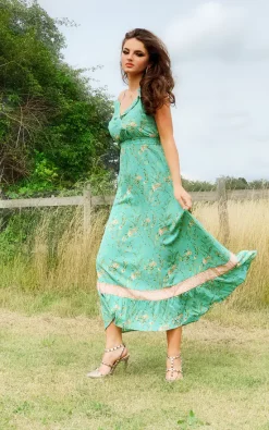 Best reviews of 😍 FS Collection 🌞 Summer Frill 👗 Dress In Mint Green Floral Print 😉 -Alie Street Shop unnamed file 1731