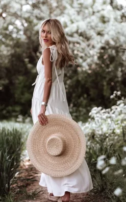 Buy ❤️ Anne Louise Boutique Valence Drape Maxi 👗 Dress In White 🔔 -Alie Street Shop unnamed file 1765