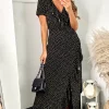 Promo 🥰 HOXTON GAL Polka Dot Maxi 👗 Dress With Ruffle Detail In Black ❤️ -Alie Street Shop unnamed file 1789