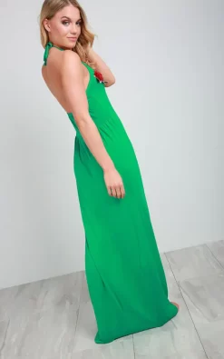 Best Sale ⌛ Oops Fashion Martha Halter Neck Floral Embroidered Maxi 👗 Dress 😀 -Alie Street Shop unnamed file 1849