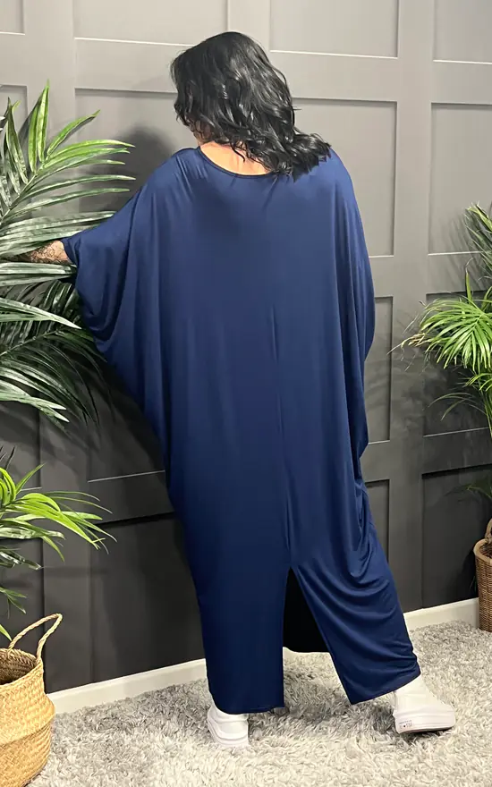 Hot Sale π La De Da Boutique Batwing Maxi π Dress In Navy Blue β 6 Hot Sale π La De Da Boutique Batwing Maxi π Dress In Navy Blue β - Image 4