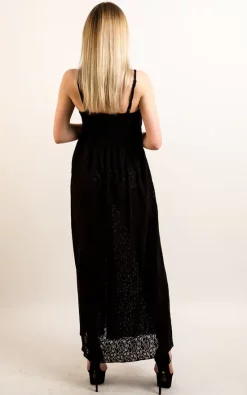 Outlet ✨ CY Boutique Strappy Sweetheart Lace Maxi 👗 Dress In Black ✔️ -Alie Street Shop unnamed file 1959