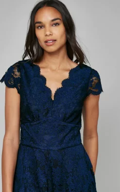 Budget 🔥 JOLIE MOI Lace Bridesmaid Maxi 👗 Dress In Navy 👍 -Alie Street Shop unnamed file 1969