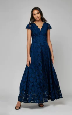 Budget 🔥 JOLIE MOI Lace Bridesmaid Maxi 👗 Dress In Navy 👍 -Alie Street Shop unnamed file 1970