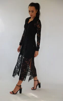 Best Pirce 👏 Wired Angel Layla Lace Midi 👕 Shirt ⌛ -Alie Street Shop unnamed file 1973