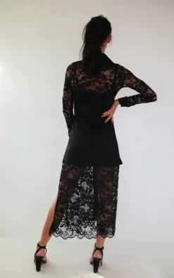 Best Pirce 👏 Wired Angel Layla Lace Midi 👕 Shirt ⌛ -Alie Street Shop unnamed file 1974