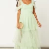 Best Sale 😍 Lace & Beads Sydney Tiered Tulle Maxi 👗 Dress Sage 🎉 -Alie Street Shop unnamed file 1995