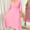 Coupon 😀 IKRUSH Marina Pleated Wrap Front Maxi 👗 Dress In Pink ⭐ -Alie Street Shop unnamed file 211