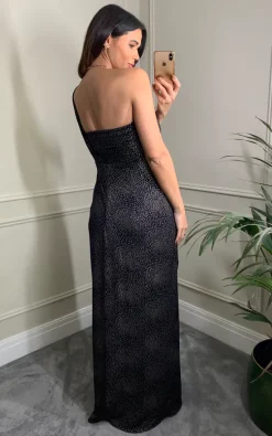 Best deal 🧨 Tiffany Rose Maternity Galaxy One Shoulder Maternity Gown In Constellation Black ✨ -Alie Street Shop unnamed file 2115