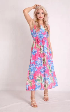 Wholesale 👍 Boutique Store Blue Floral Sleeveless Maxi 👗 Dress 🛒 -Alie Street Shop unnamed file 2246