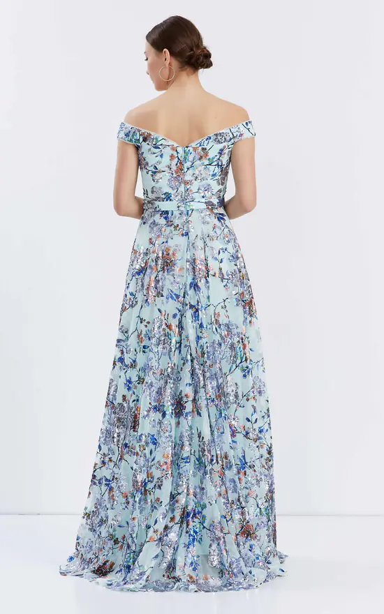 Wholesale β¨ Lucky Miami Sequin Embellished Off The Shoulder Maxi π Dress π 4 Wholesale β¨ Lucky Miami Sequin Embellished Off The Shoulder Maxi π Dress π - Image 2