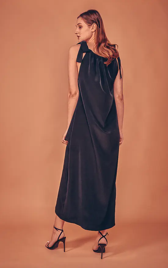 Best Pirce β€οΈ COCOOVE Rosa Tie Strap Maxi π Dress In Black β€οΈ 4 Best Pirce β€οΈ COCOOVE Rosa Tie Strap Maxi π Dress In Black β€οΈ - Image 2