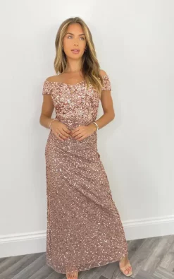 Discount π Sistaglam Astrid Rose Gold All Over Sequin Maxi π Dress π 9 Discount π Sistaglam Astrid Rose Gold All Over Sequin Maxi π Dress π -Alie Street Shop unnamed file 2386
