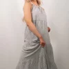 Best deal 🌟 Big Wide Grin "Summer Vibes" Strap Frill 👗 Dress In Vintage Grey 🛒 -Alie Street Shop unnamed file 2387