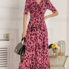 Best Pirce 🔔 Jolie Moi Josie Animal Print Maxi 👗 Dress, Pink Animal 🔥 -Alie Street Shop unnamed file 2478