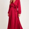 Discount π KRISP Long Sleeve Wrap Front Burgundy Satin Maxi π Dress π 2 Discount π KRISP Long Sleeve Wrap Front Burgundy Satin Maxi π Dress π -Alie Street Shop unnamed file 2504