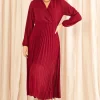 Best Sale π Blue Vanilla Amryn Collar V Neck Pleated Midi π Dress Wine π 2 Best Sale π Blue Vanilla Amryn Collar V Neck Pleated Midi π Dress Wine π -Alie Street Shop unnamed file 2518