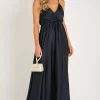 Hot Sale β KRISP Strappy Wrap Front Navy Satin Maxi π Dress π 1 Hot Sale β KRISP Strappy Wrap Front Navy Satin Maxi π Dress π -Alie Street Shop unnamed file 2522