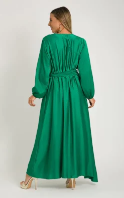 Best Sale β¨ KRISP Long Sleeve Wrap Front Green Satin Maxi π Dress π 7 Best Sale β¨ KRISP Long Sleeve Wrap Front Green Satin Maxi π Dress π -Alie Street Shop unnamed file 2541
