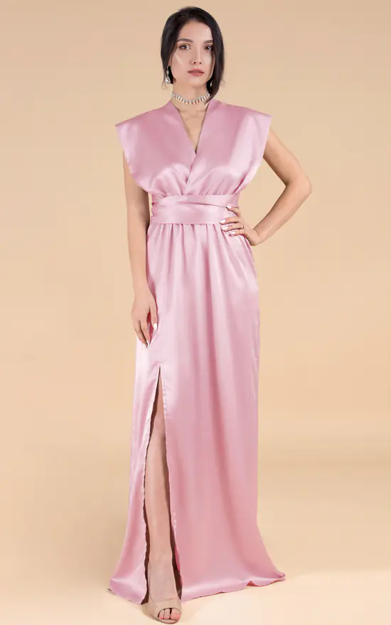 Brand new π IDentity Lingerie Bridesmaid Multiway Wrap Silk Satin π Dress In Pink π₯ 5 Brand new π IDentity Lingerie Bridesmaid Multiway Wrap Silk Satin π Dress In Pink π₯ - Image 3