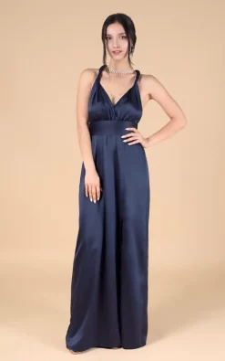 Cheapest 🧨 IDentity Lingerie Wrap Multiway Bridesmaid Satin Silk 👗 Dress In Navy ⌛ -Alie Street Shop unnamed file 2627