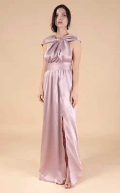 Wholesale 🌟 IDentity Lingerie Silk Satin Wrap Infinity Bridesmaid 👗 Dress In Blush Pink 👍 -Alie Street Shop unnamed file 2641
