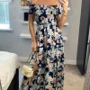 Best Pirce π Izabel London Navy Floral Bardot Shirred Maxi π Dress π 1 Best Pirce π Izabel London Navy Floral Bardot Shirred Maxi π Dress π -Alie Street Shop unnamed file 265