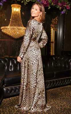 Flash Sale 🎁 Explosion London Maxi Leopard Print 👗 Dress 🧨 -Alie Street Shop unnamed file 2681