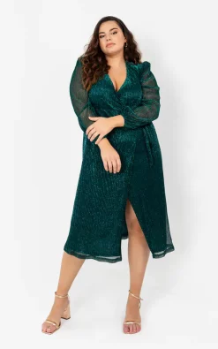 Promo π Lovedrobe Curve Green Shimmer Wrap π Dress β 8 Promo π Lovedrobe Curve Green Shimmer Wrap π Dress β -Alie Street Shop unnamed file 2766