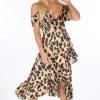 Best Pirce 🔔 Dressed In Lucy Leopard Print Wrap Midi 👗 Dress 🎉 -Alie Street Shop unnamed file 2809