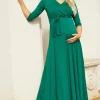 Coupon ❤️ Happy Mama Maternity & Nursing Maxi 👗 Dress In Green 👏 -Alie Street Shop unnamed file 2811