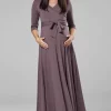 Wholesale 🌟 Happy Mama Maternity & Nursing Maxi 👗 Dress In Cappucino 🔔 -Alie Street Shop unnamed file 2834