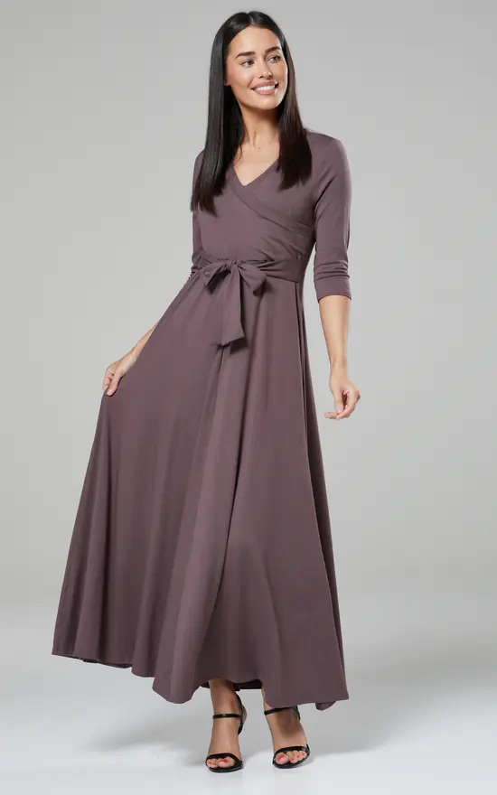 Wholesale π Happy Mama Maternity & Nursing Maxi π Dress In Cappucino π 4 Wholesale π Happy Mama Maternity & Nursing Maxi π Dress In Cappucino π - Image 2
