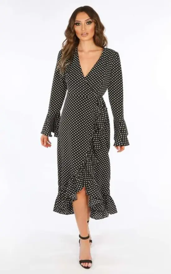 Deals βοΈ Dressed In Lucy Polka Dot Frill Maxi Wrap π Dress π 4 Deals βοΈ Dressed In Lucy Polka Dot Frill Maxi Wrap π Dress π - Image 2