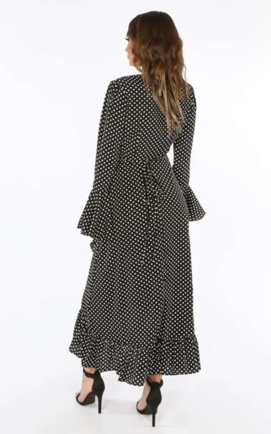 Deals βοΈ Dressed In Lucy Polka Dot Frill Maxi Wrap π Dress π 5 Deals βοΈ Dressed In Lucy Polka Dot Frill Maxi Wrap π Dress π - Image 3